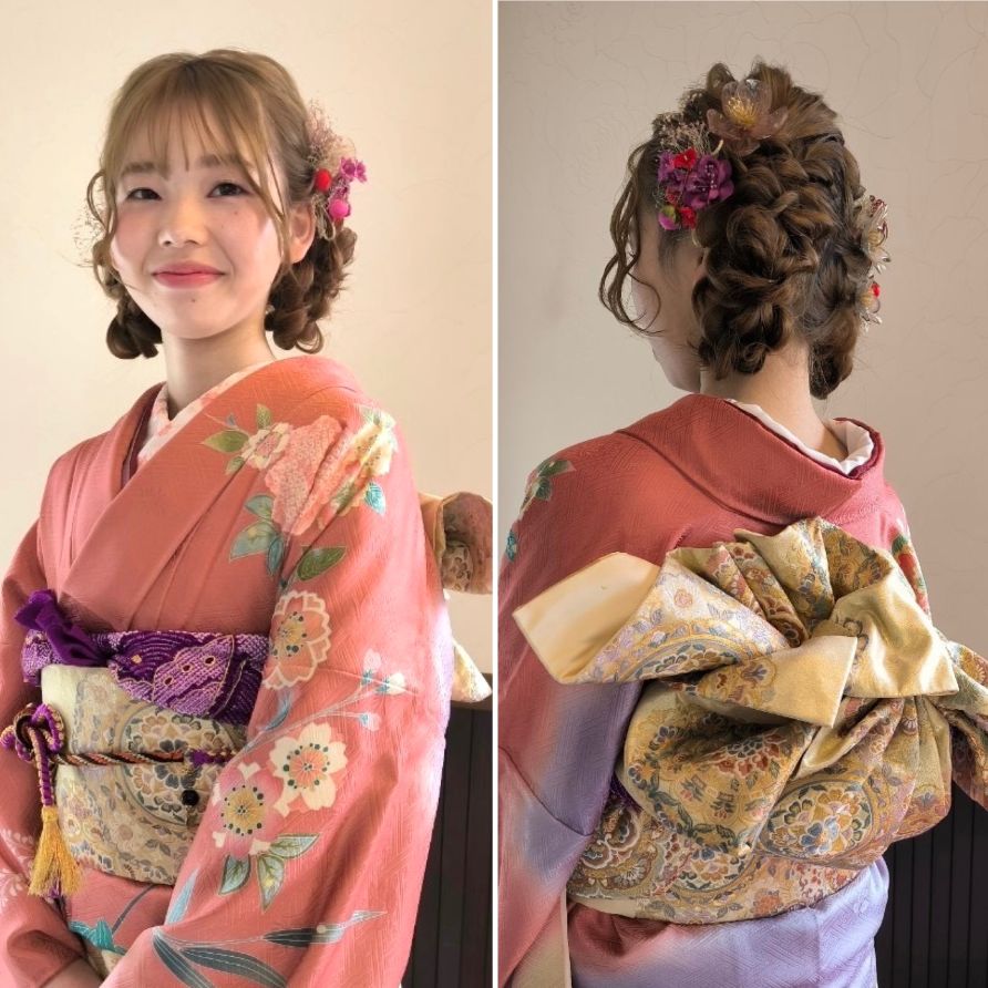 着付けヘアセットフォト