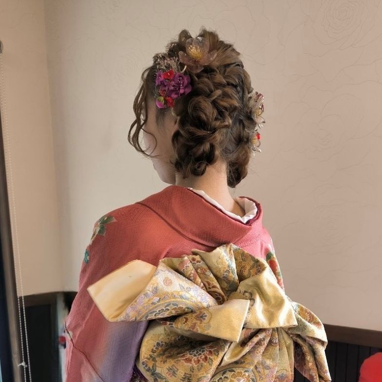 着付けヘアセットフォト